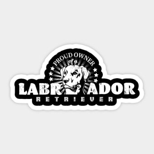 Labrador Retriever Minimalistic Design Sticker